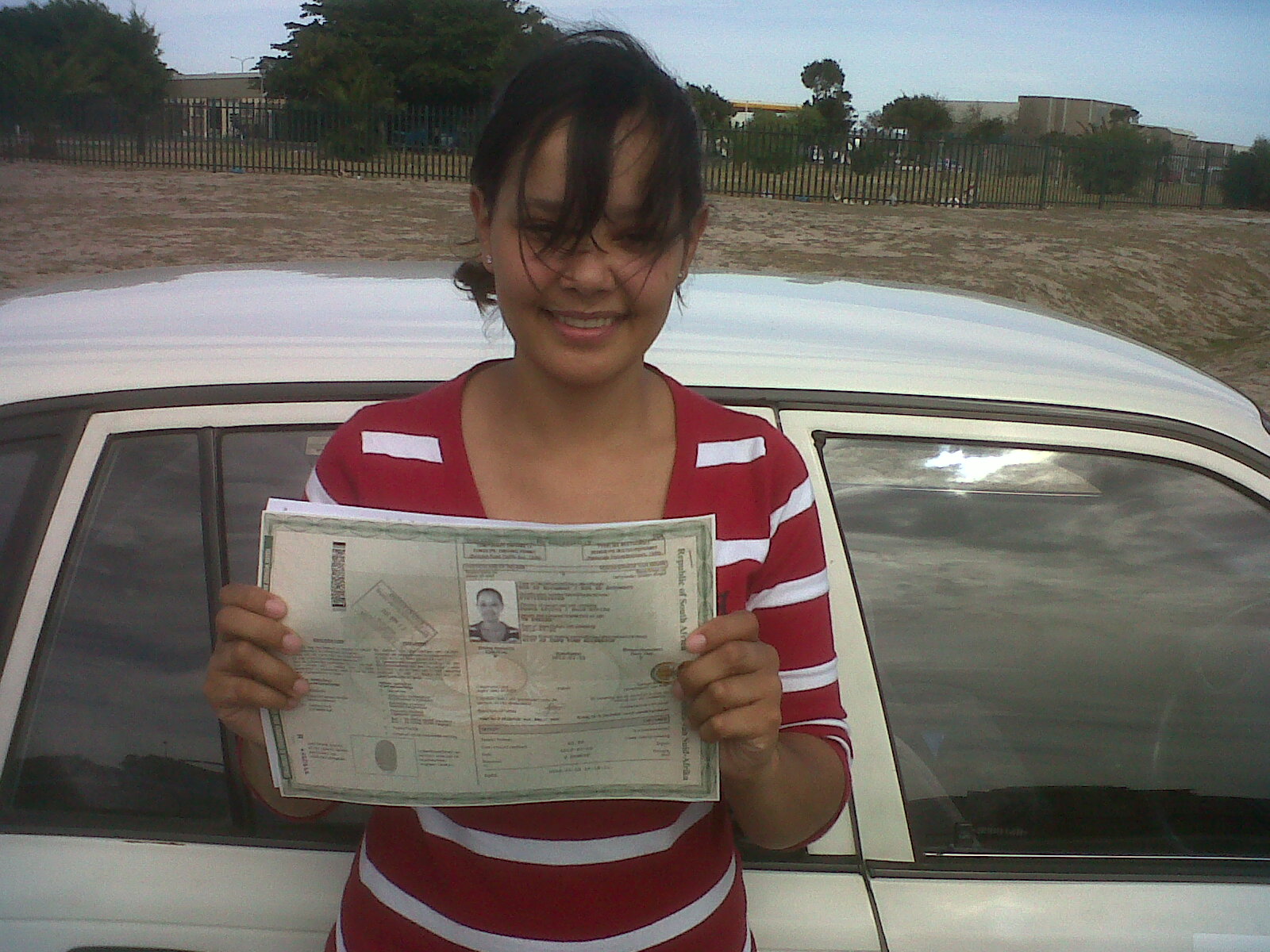car hire on test day cost R600